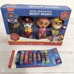 Paw Patrol Bath Set & Chapstick Set - New